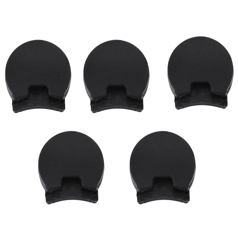 Dilwe 5Pcs Thumb Rest for Oboe Clarinet, Thumb Rest Cushion Finger Pretector Finger Cover Comfort 10mm Thickness Black