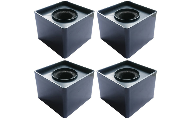 [AUSTRALIA] - Actopus 4pcs Black Microphone Cube Interview Square Mic Flag Studio Equipment 