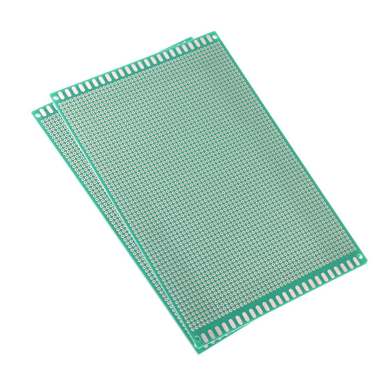 uxcell 12x18cm Single Sided Universal Printed Circuit Board Tin-Plate Thickness 1.6mm 2pcs