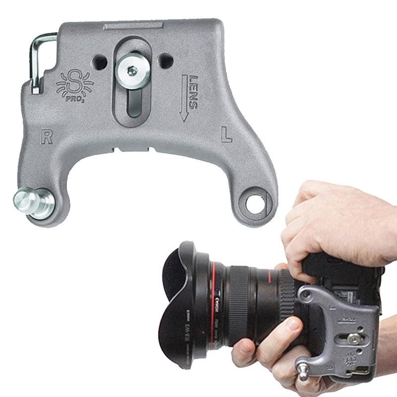 Spider Holster - DSLR Camera Plate v2 - Compatible with All Spider Camera Holsters - For use with Canon, Sony, Nikon, Fujifilm DSLR Cameras DSLR Plate v2