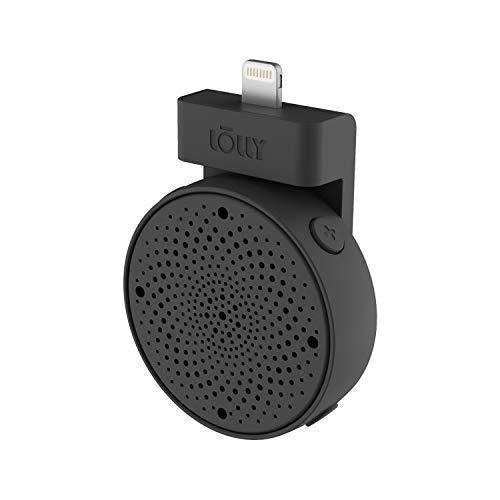 [AUSTRALIA] - [Apple MFi Certified] Lolly Lightning Microphone iOS 3D Digital Stereo Condenser Recording Microphone Compatible for iPhone iPad iPod，Record Your Demos, Speeches, Performances, Show (Black) Black 
