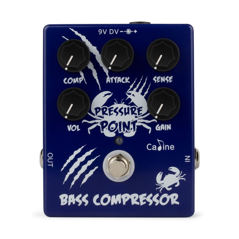 [AUSTRALIA] - Caline CP-45 Pressure Point Bass Compressor Pedal True Bypass with Aluminum Alloy Housing 