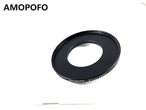 Universal Camera step up ring Male To Male 37mm-62mm to 37 mm to 62 mm Macro Reverse Ring Adapter Black