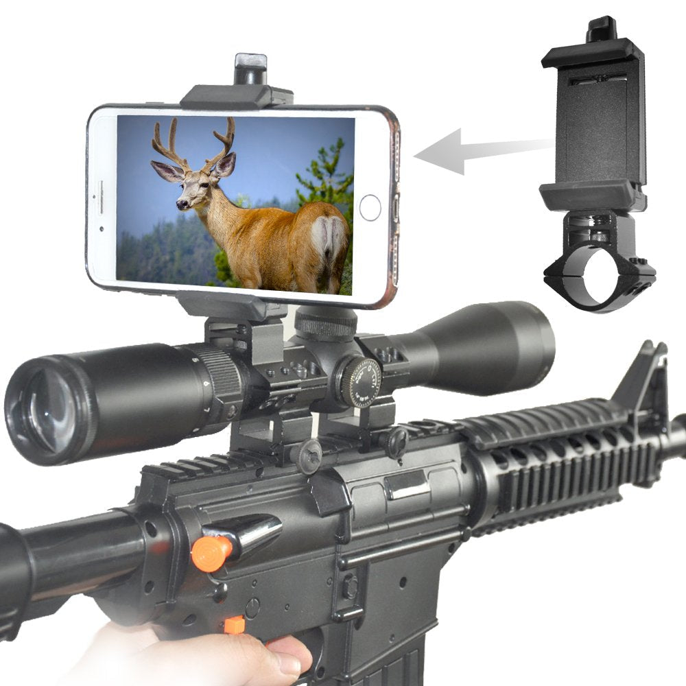 SOLOMARK Gun Adapter for Camera Screw (1/4-Inch) - Camera Gun Mount Adapter Shotgun Hunting Rifle Scope Adapter