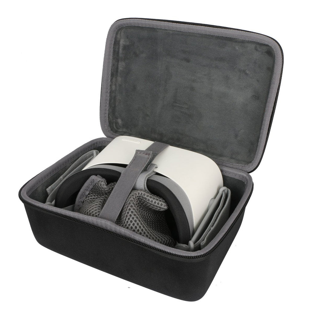 co2crea Virtual Reality Headset Case for Oculus Go VR Wireless Headset - Fits Controller and Charger (Black Case) Black Case