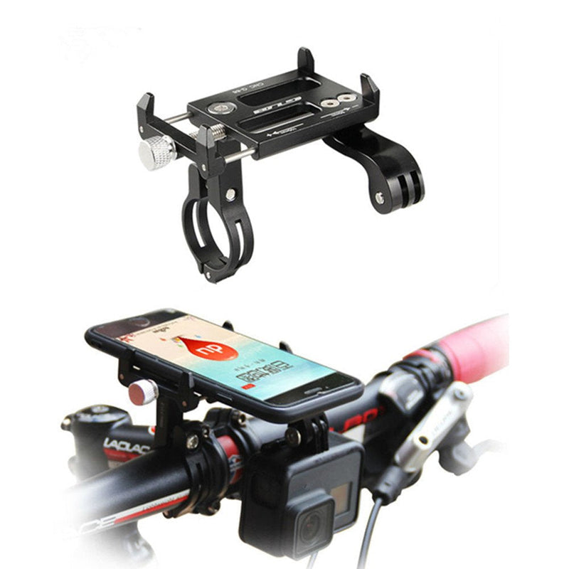 GUB Bike Phone Mount Holder,Bicycle Handlebar Phone Holder Mount Universal Adjustable Rotating Cradle Clamp for Mountain Bike Motorcycle,Fits for iPhone,Samsung Galaxy Android Phones (Black 88) BLACK 88