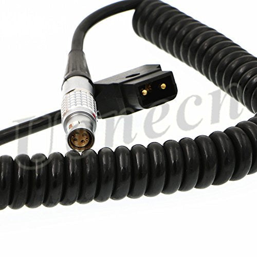 Uonecn Anton Battery Power Spring Cable 6 pin Female to Dtap for Red Scarlet Epic Camera