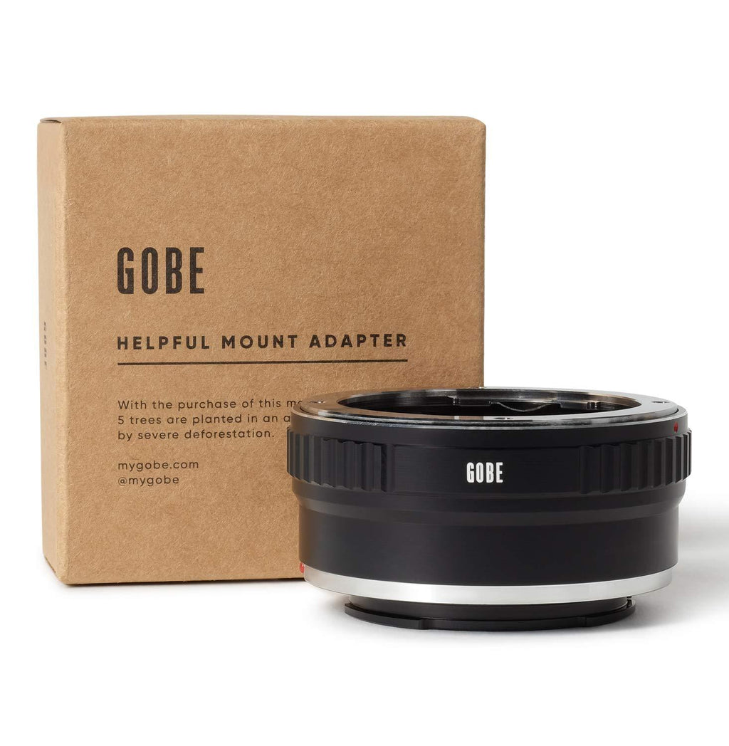 Gobe Lens Mount Adapter: Compatible with Olympus OM Lens and Sony E Camera Body + Tripod Attachment OM-E + Tripod