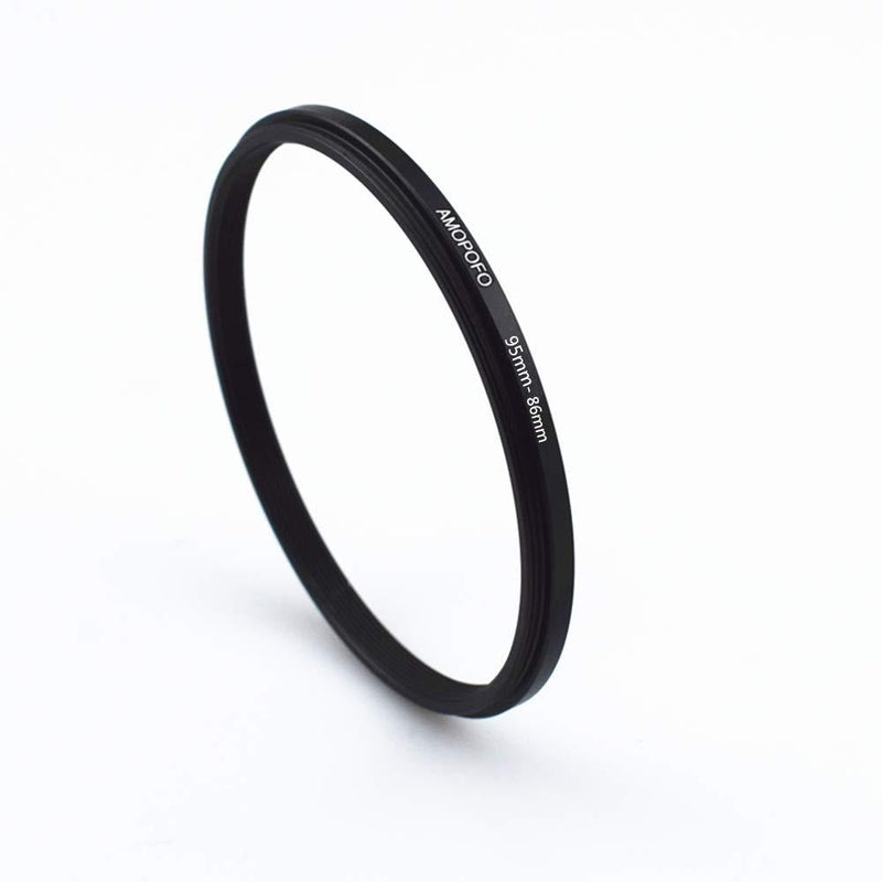 95mm-86mm Step-Down Metal Lens Filter Adapter Ring/95mm Lens to 86mm UV CPL ND Accessory