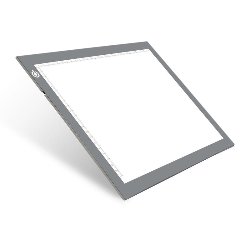 A4 Silver LED Trace Light Pad NXENTC Light Table USB Power LED Tracing Light Board for Artists,Drawing, Sketching, Animation