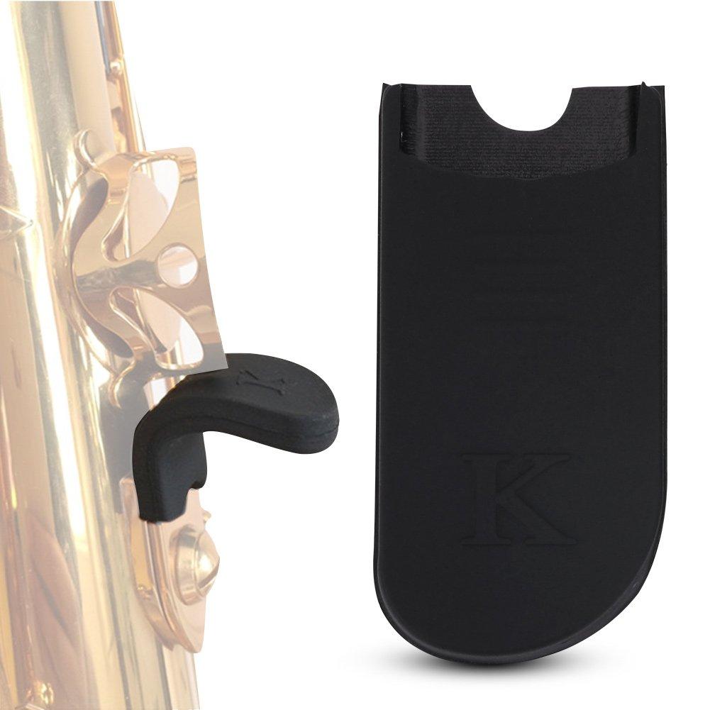 Saxophone Thumb Rest, 2Pcs Comfortable Rubber Finger Rest Cushion Pads for Soprano Alto Tenor Sax