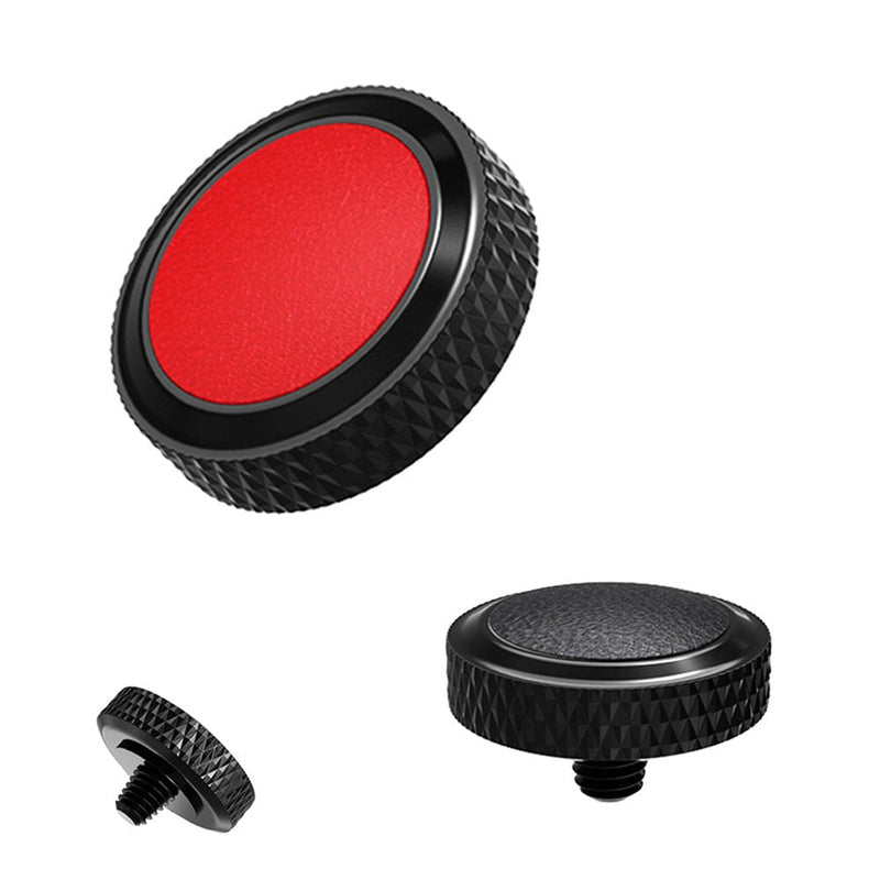 Camera Soft Release Button JJC Shutter Button for Fuji Fujifilm X-E4 X-T4 X-T3 X-T2 X-T30 X-T20 X-T10 X-PRO3 X-PRO2 X-PRO1 X100V X100F X100T X100S X-E3 for Sony RX10 IV III RX1RII RX1R RX1-2 Types Black+Red&Black