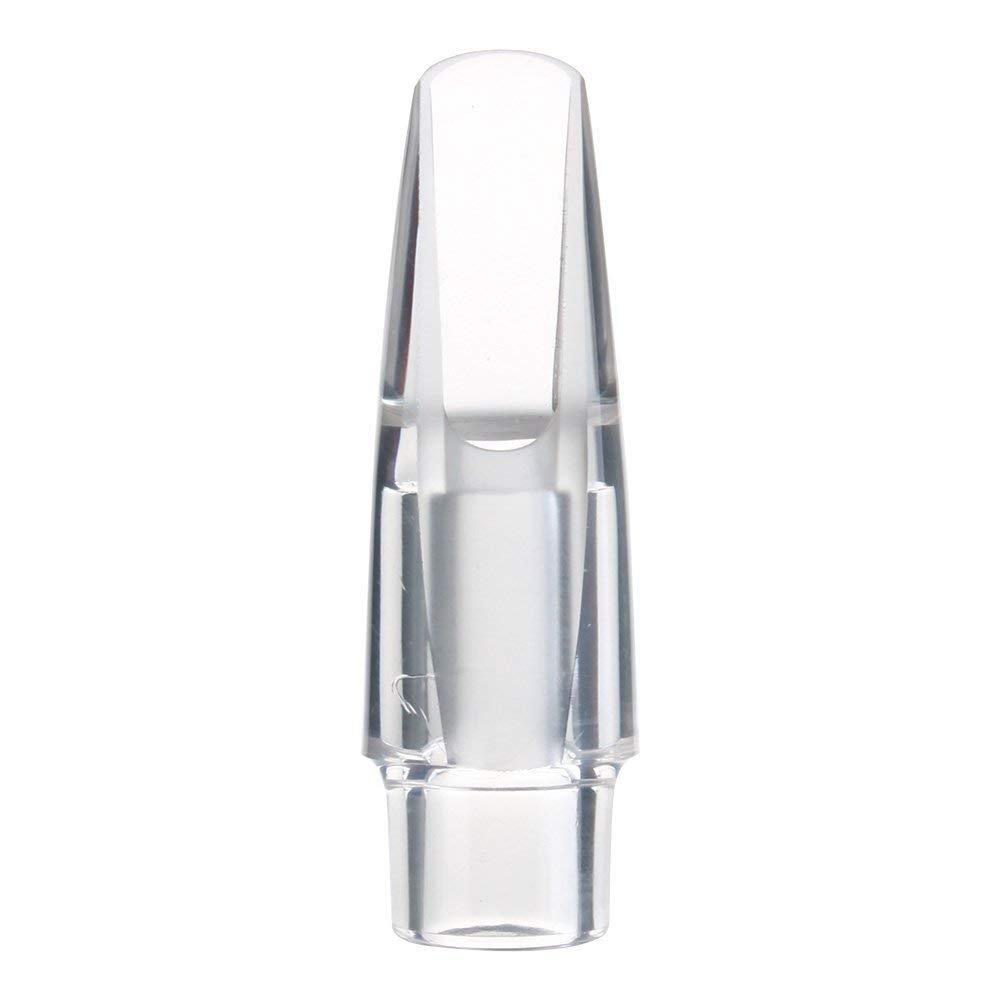 Timiy Professional Durable Plastic Transparent Tenor Saxophone Mouthpiece Saxophone Accessory(TENOR)