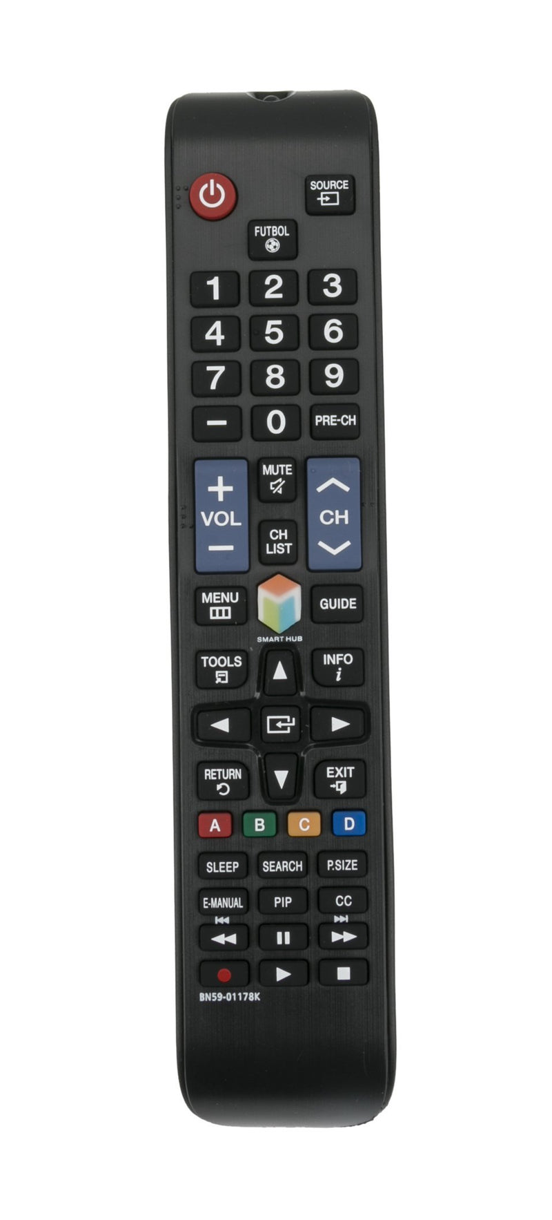 New BN59-01178K Replaced Remote fit for SAMSUNG LED TV UN32H4303AH UN55H6103AF UN55H6103AFXZP UN55ES6100 4253 Series 5153 Series 5103 Series 4304 Series 6103 Series 6153 Series 6203 Series 4353 Series