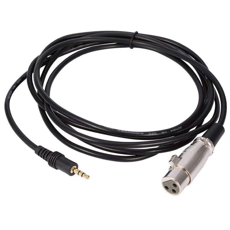 [AUSTRALIA] - Zerone 10FT 3 Pin XLR Connector Female to 1/8" 3.5mm male Stereo Jack Microphone Audio Cord Cable Stereo Mini Jack AUX Cord Audio Cable - 10 Feet 