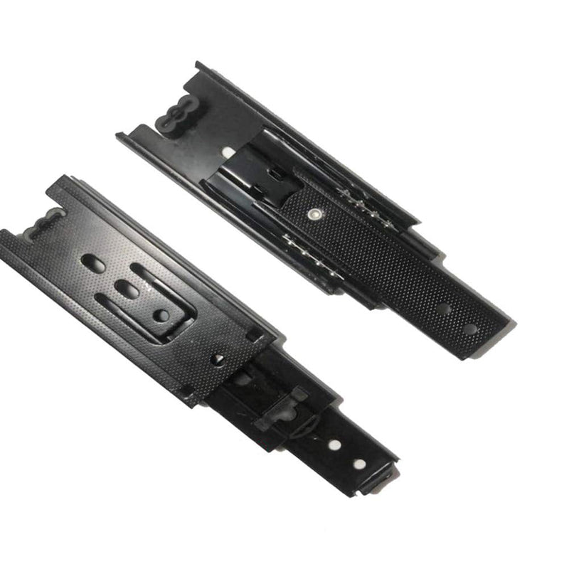 Btibpse Furniture 4-inch Length Full Extension Drawer Slides Telescopic Ball Bearing Slide Rail 2pcs