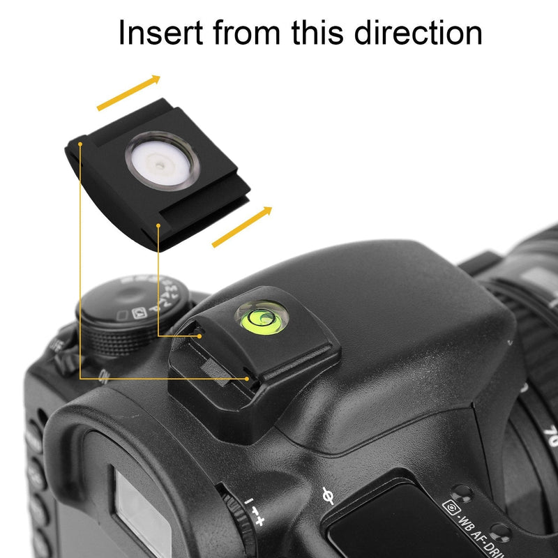 Hot Shoe Level, ChromLives Camera Bubble Level Hot Shoe Bubble Level Combo Pack 3 Axis 2 Axis 1 Axis Compatible with DSLR Film Camera Canon Nikon Olympus (4Pack)