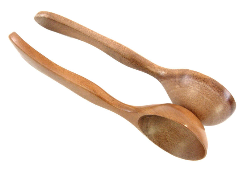 Pea Patch Mahogany Musical Spoons (Gumbo Style), Long - w/free instruction booklet