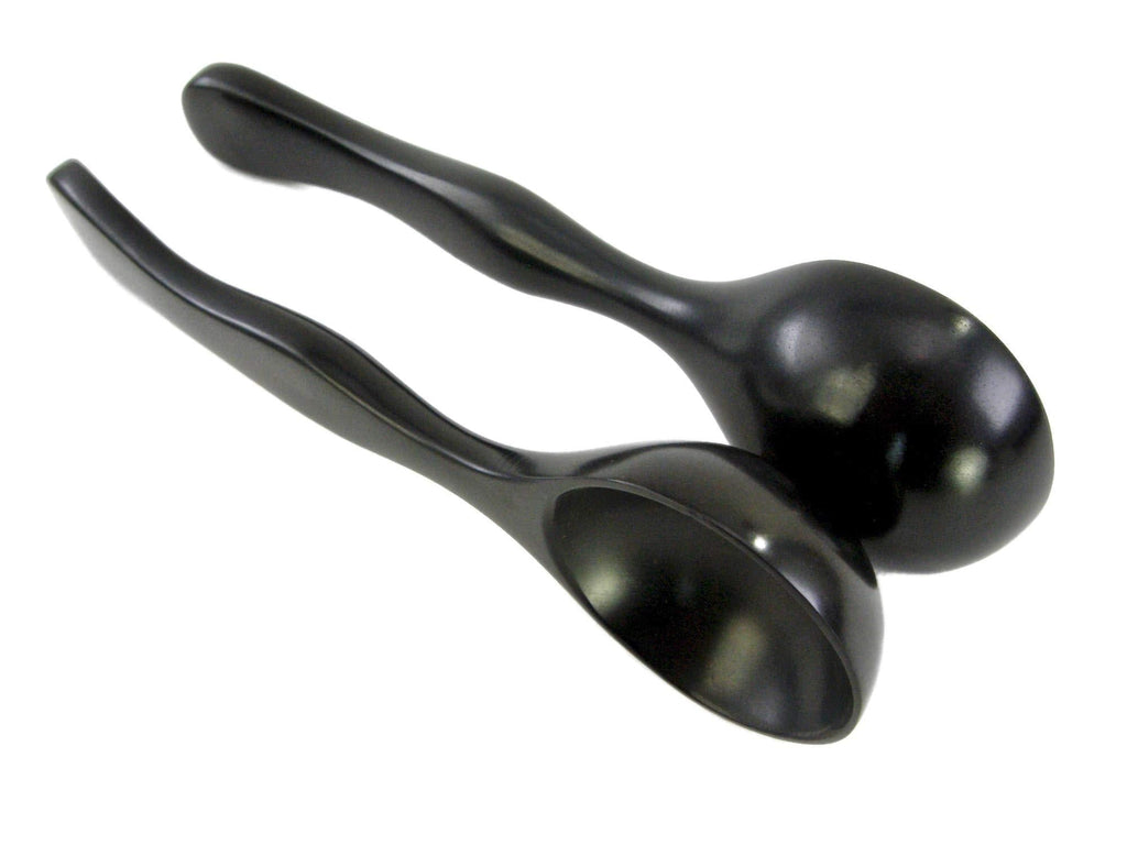 Pea Patch Ebony Musical Spoons (Gumbo Style), Regular - w/free instruction booklet