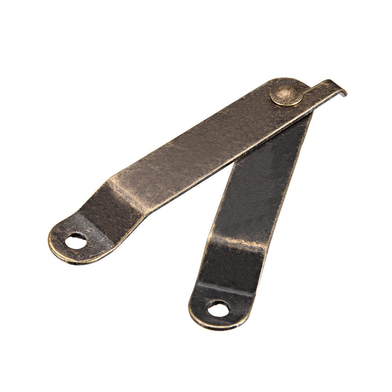 uxcell Folding Support Hinge Furniture Decorative Box Lid Hinges Bronze Tone 67mmx11mm 10 Pcs