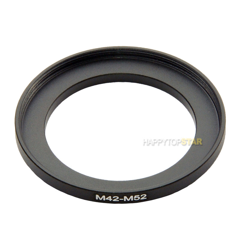 Metal M42 to M52 Male to Female 42mm to 52mm M42-M52 Step-Up Coupling Ring Adapter for Lens Filter