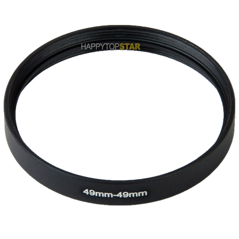 Metal 49-49 mm 49mm 49 mm Female to Female Coupling Ring Adapter for Lens Filter