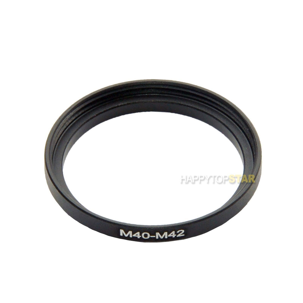 Metal M40-M42 mm to 40 mm x 0.75mm 42 mm x 1mm Male to Female Step-Up Coupling Ring Adapter Converter