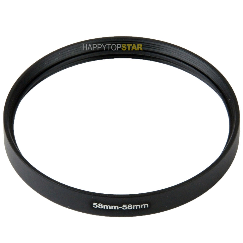 Metal 58-58 mm 58mm 58 mm Female to Female Coupling Ring Adapter for Lens Filter