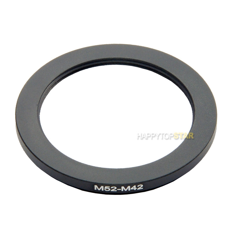 Metal M52 to M42 Male to Female 52mm to 42mm M52-M42 Step-Down Coupling Ring Adapter for Lens Filter