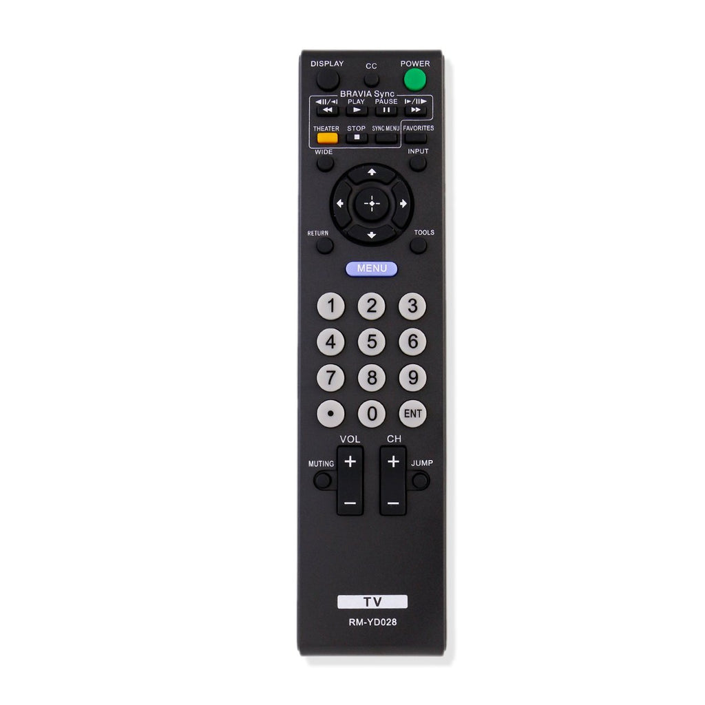 New RM-YD028 Replace Remote fits for Sony Bravia KDL40V5100 KDL26L5000 KDL-46VE5 KDL-46VL150 KDL-52S5100 KDL32L5000 KDL46S5100 KDL32XBR9 KDL52V5100 KDL46V5100 KDL52S5100 KDL32S5100