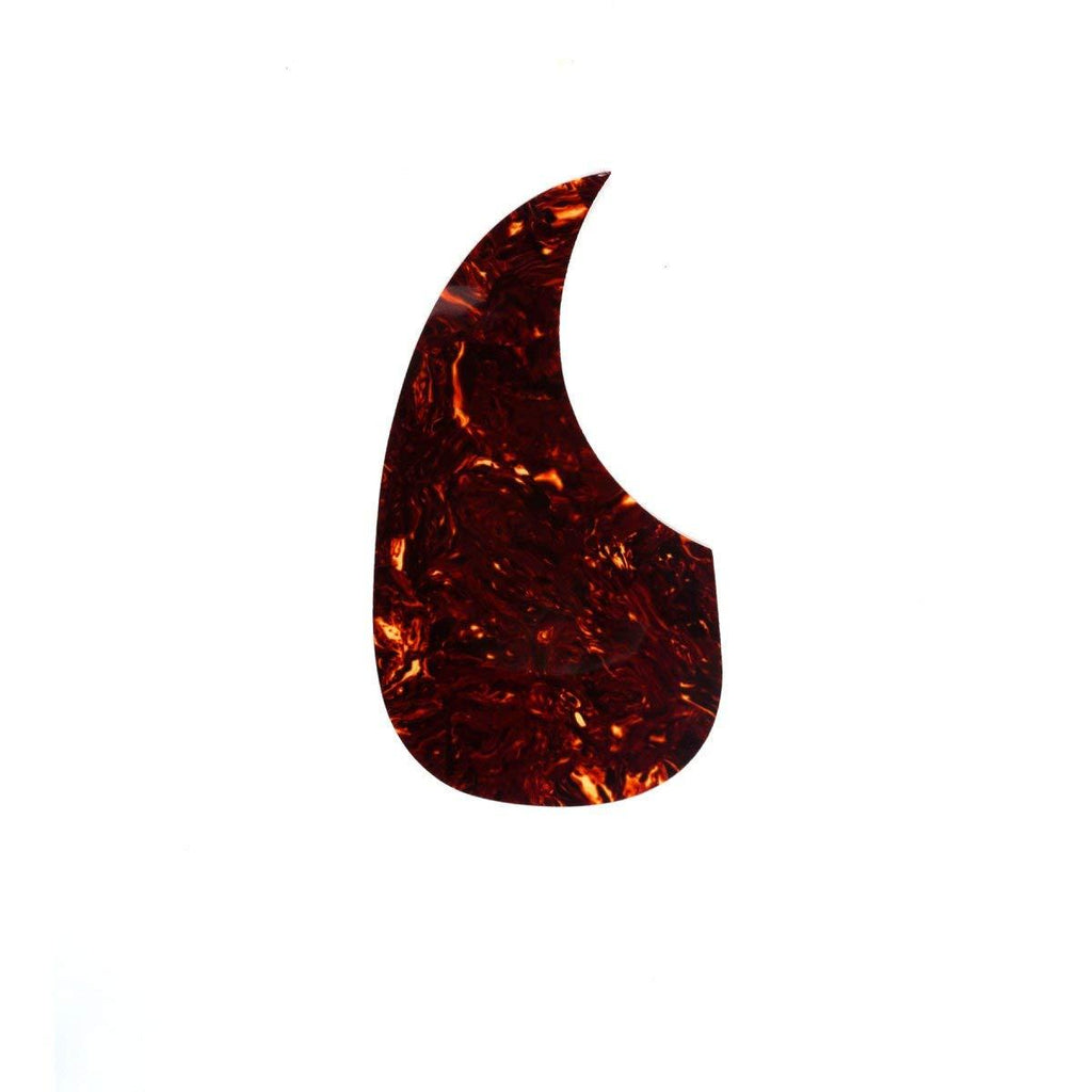 Musiclily Left Handed Self Adhesive Teardrop Acoustic Guitar Pickguard for Martin D28 Style guitar, Tortoise Shell