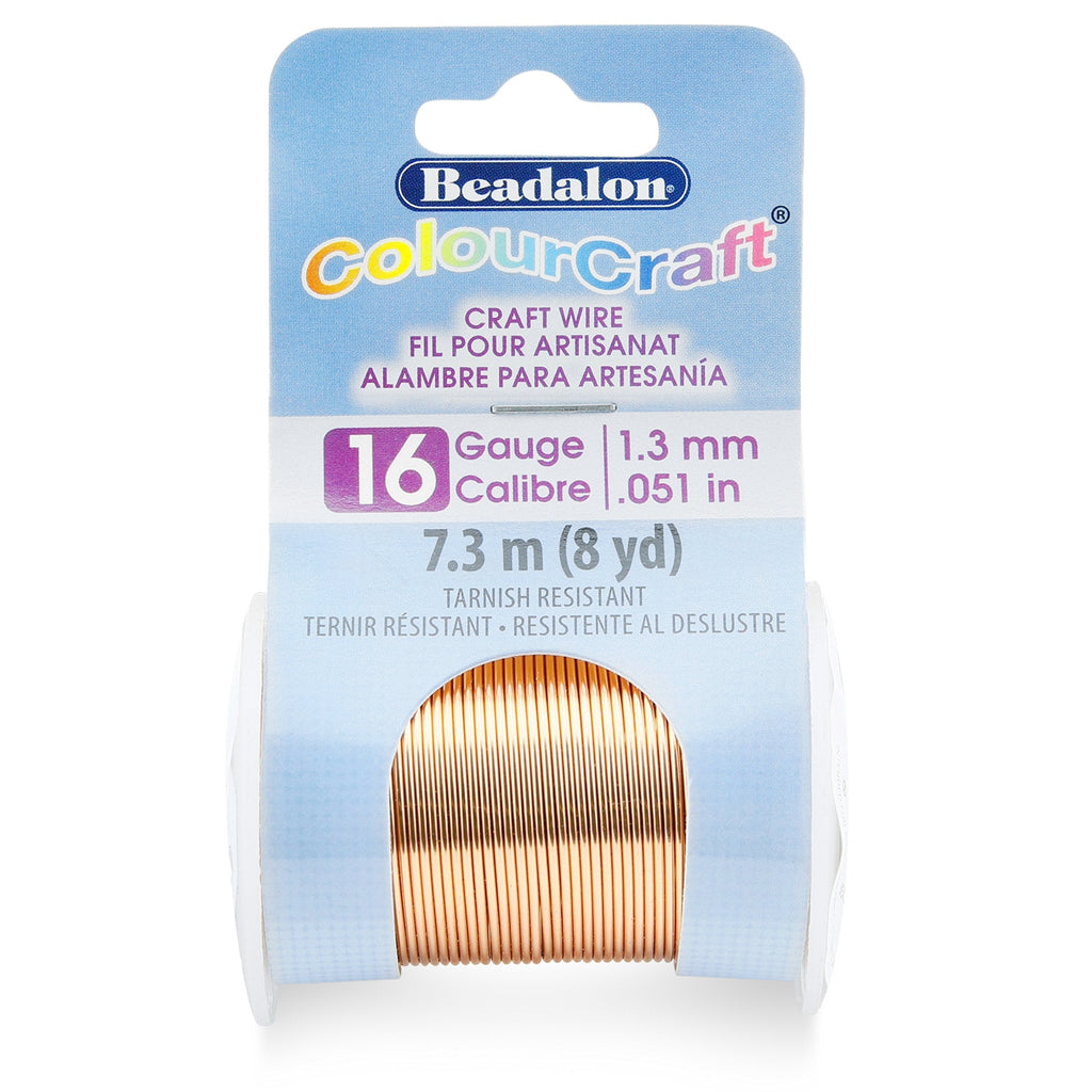 Beadalon Colour Craft Copper ColourCraft Wire 16ga