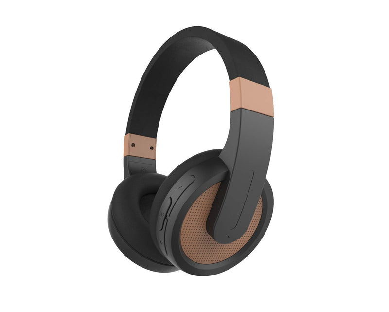 SYLVANIA SBT274-COPPER Over-Ear Bluetooth Headphones with Microphone (Copper)