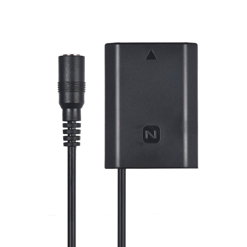 Andoer NP-FZ100 Dummy Battery Pack DC Coupler Connector for A7III A9 A7RIII A7SIII