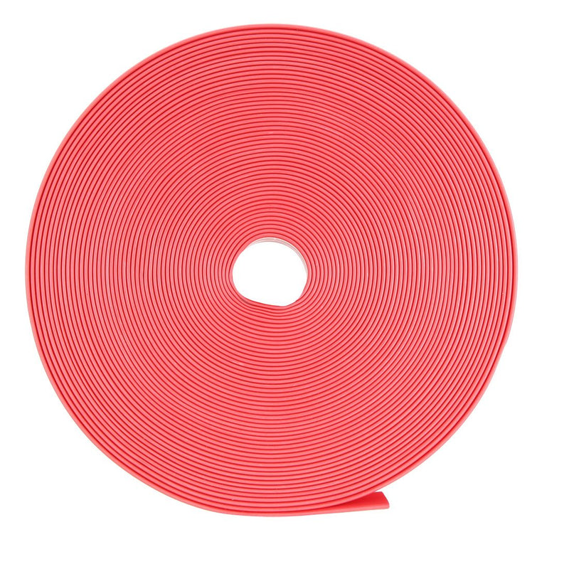 uxcell Heat Shrink Tubing 8mm Dia 12.5mm Flat Width 10m Length 2:1 Heat Shrink Wrap Cable Sleeve Tube Red