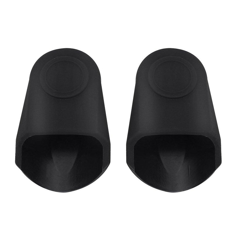 Dilwe 2Pcs Saxophone Mouthpiece Cap, Clarinet Mouthpiece Protective Rubber Cap Sax Accessories Black