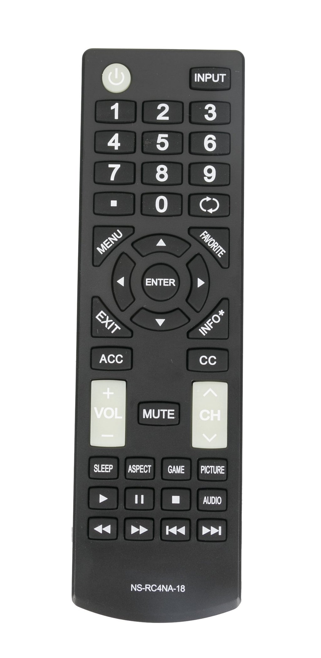 New Remote Control NS-RC4NA-18 for INSIGNI TV NS-24D310NA19 NS24D310NA19 NS32D220NA18 NS-32D220NA18 NS-NS-19D310NA19 NS19D310NA19 NS22D420NA18 NS-22D420NA18 32D220NA-18 NS32D311MX17 NS-32D311MX