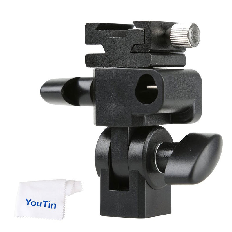 Godox Type E Flash Speedlite Hot Shoe Umbrella Light Holder Universal Mount Stand Flash Bracket Compatible TT685 V850 V860II TT350 TT600 V350