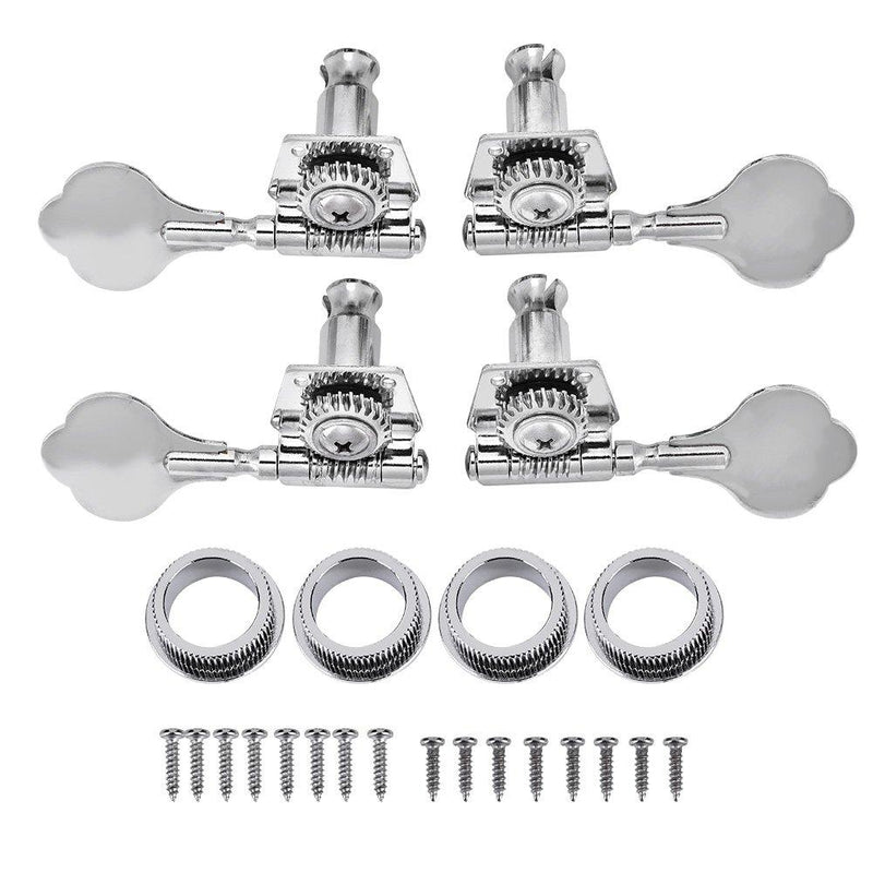 Guitar Tuning Pegs, 2L2R Open Gear Guitar String Tuners Plum Shape Machine Head