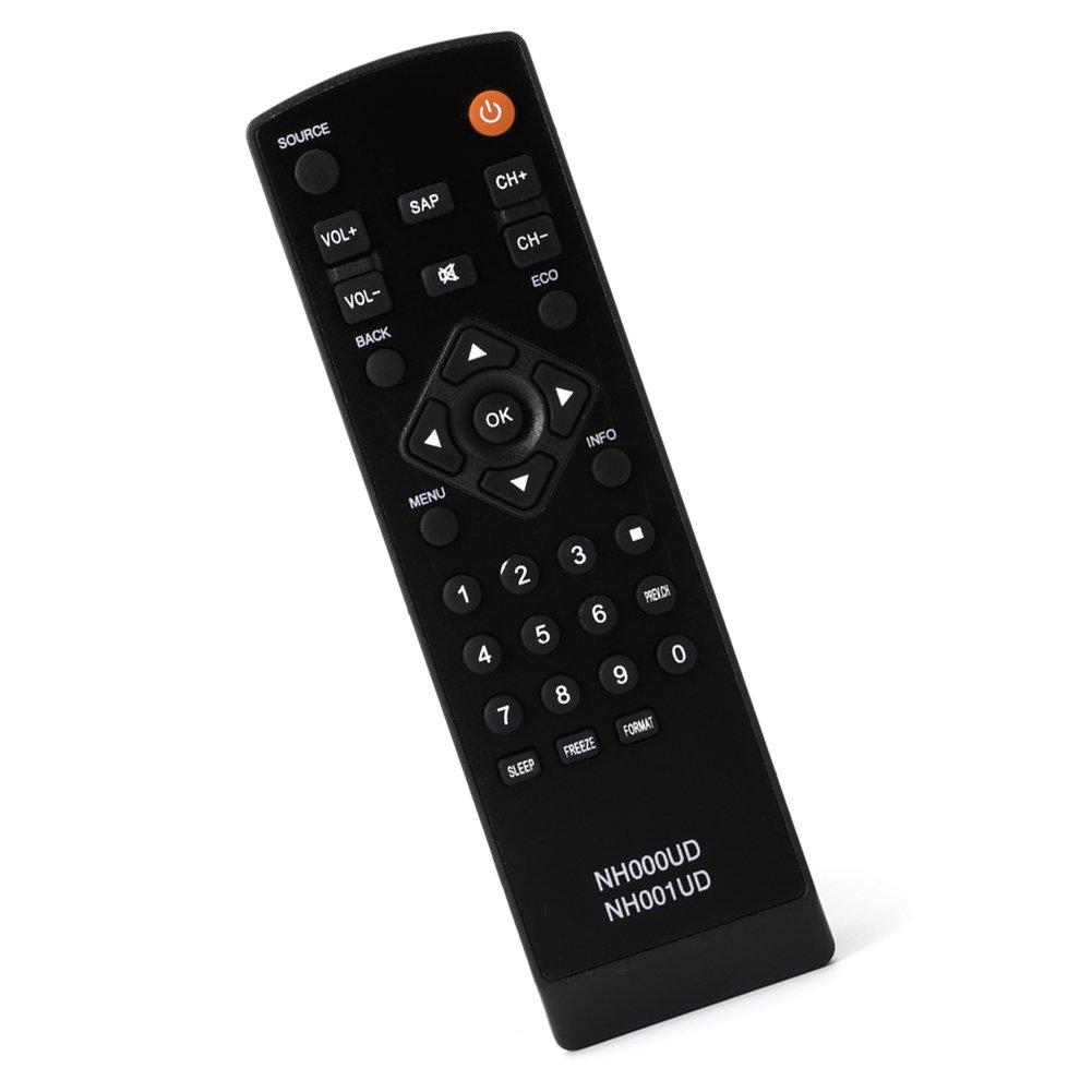 New NH000UD NH001UD Replaced Remote Control fit for Emerson Sylvania TV LC320SL1DS2, LC320SL1DS5 LC320SL1TH1, LC320SL1TH2, LC320EM2F, LC320EM3F, LC370EM2, LC401EM2,LC320SL1, LC220SL1, LC190SL1