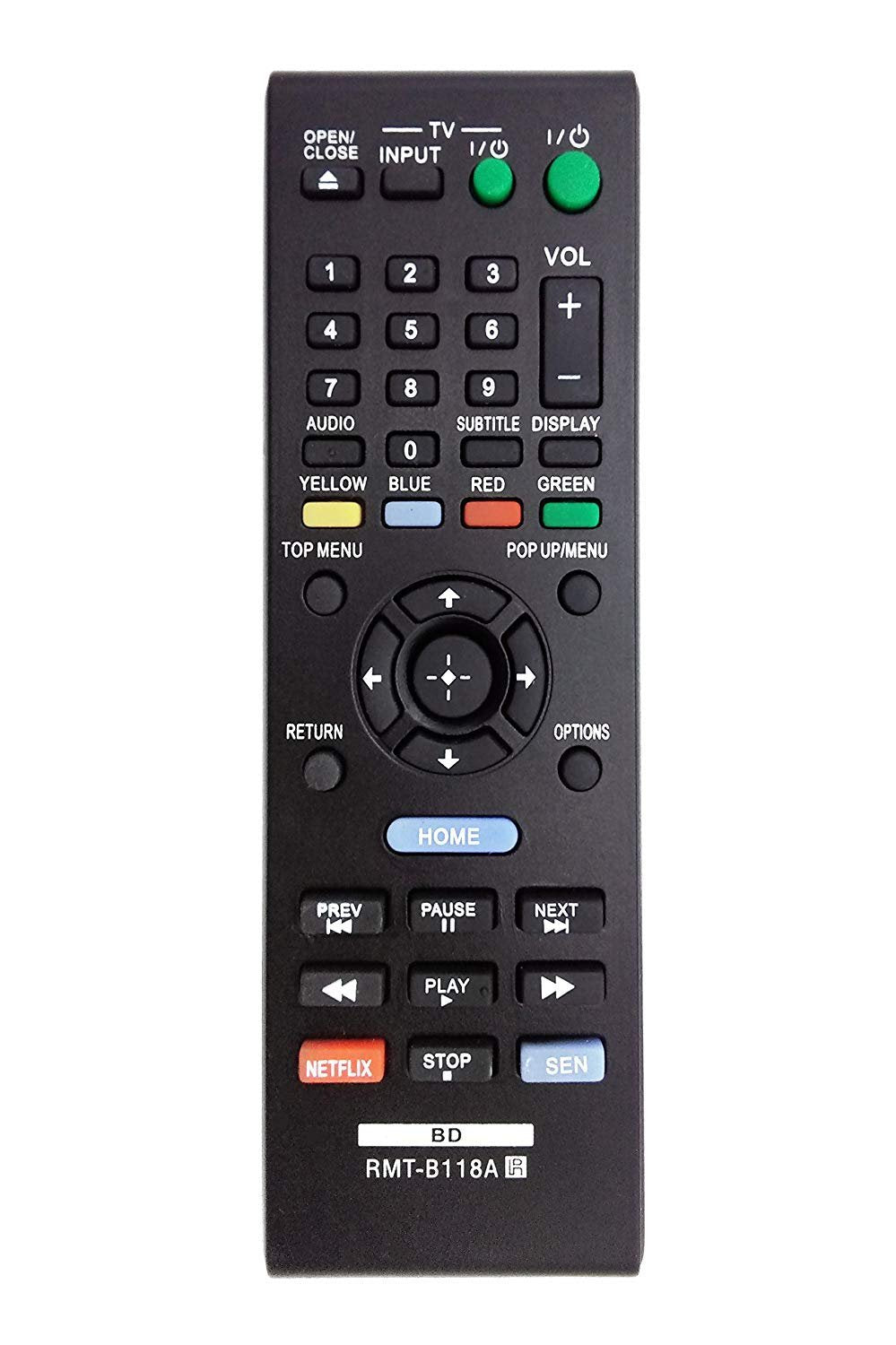 New Universal RMT-B118A RMT-B119A Remote Control for Sony Blu-Ray DVD Player BDP-S185 BDP-BX18 BDP-BX510 BDP-BX59 BDP-S1100 BDP-S3100 BDP-S5100 BDP-S390 BDP-S590