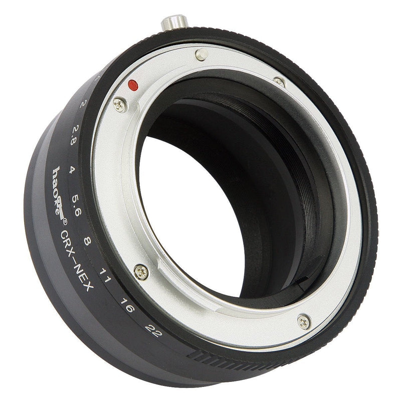 Haoge Manual Lens Adapter for Contarex CRX Mount Lens to Sony E mount NEX Camera as a3000 a3500 a5000 a5100 a6000 a6400 a6500 A7 A7R A7S A7II A7RII A7SII A7III A7RIII A9 FS100 FS700 EA50 FS7 FS5 FS7II