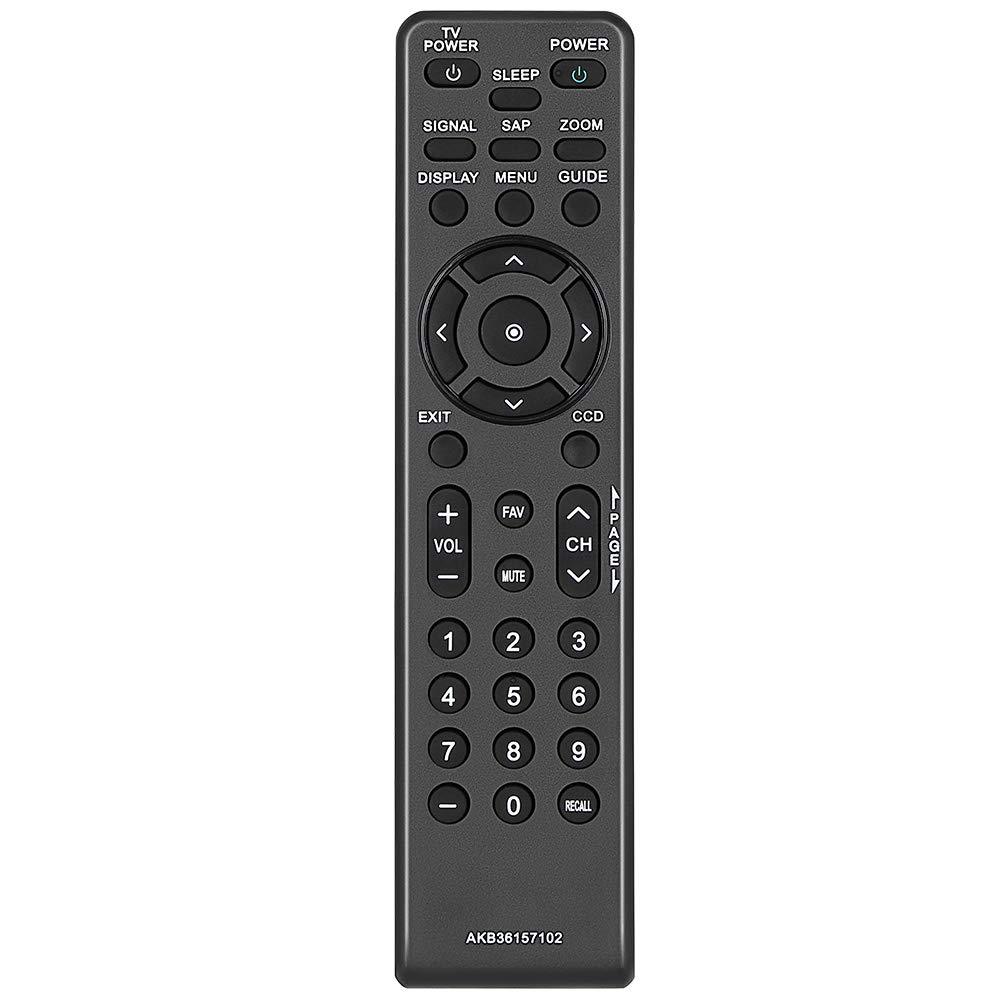 Gvirtue AKB36157102 Remote Control Compatible Replacement for LG Zenith Digital TV Tuner Converter Box Remote, fit for DTT900 DTT901 LSX300 LSX3004DM LSX3004PM