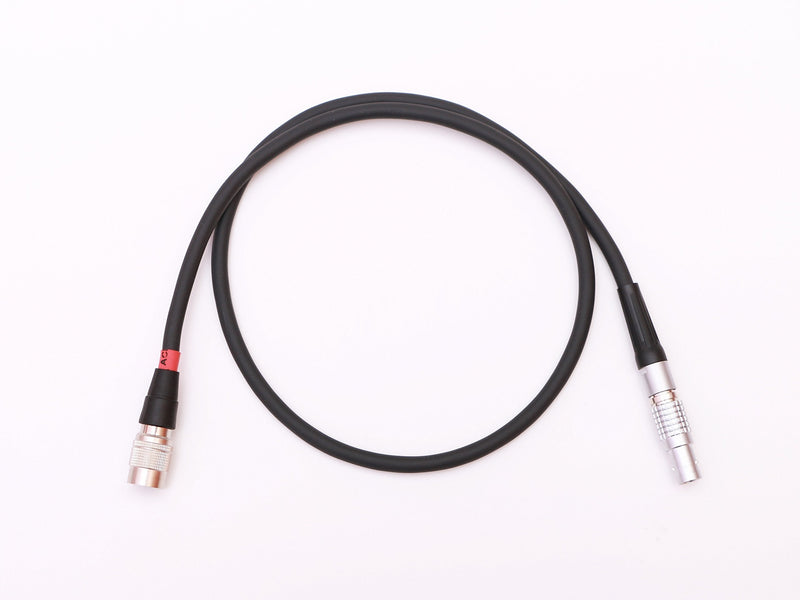 Male 0B 2pin to Female 4pin Hirose Power Cable 1.96ft for SmallHD DP7 DP7-Pro,AC7-OLED