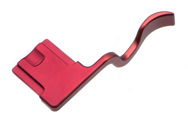 HITHUT Metal Thumbs Up Grip Hot Shoe Cover for Fujifilm X-T10 X-T20 X-T30 XT10 XT20 XT30 Camera Dark Red with Better Balance and Grip Convenience