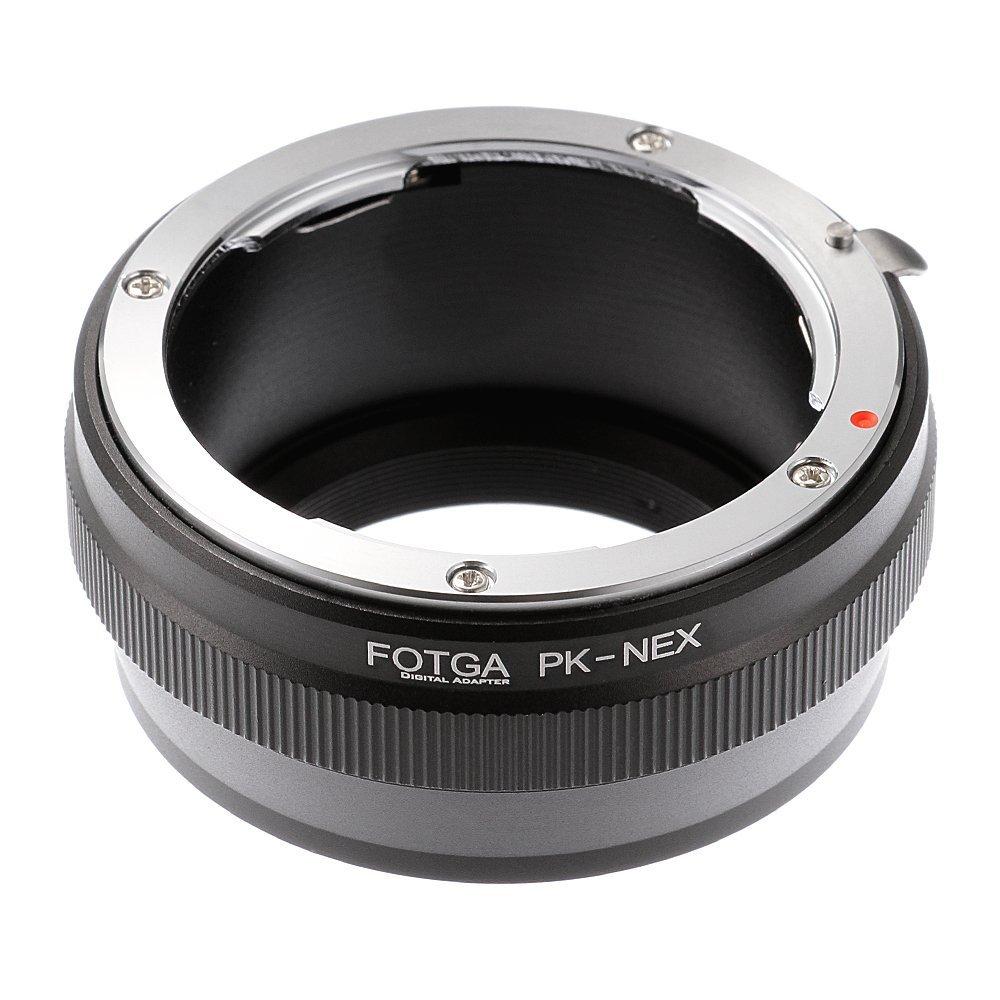 Fotga Adapter Ring for Pentax PK K Lens to Sony E-Mount Camera NEX-5R 5T 3 NEX-6 NEX-7 a7 a7S a7R a7II a7SII a7RII a6500 a6300 a6000 a5100 a5000 a3000 NEX-FS700 VG10 VG20 VG30 VG900 PXW-FS7 Pentax PK to Sony NEX