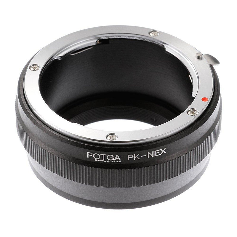 Fotga Adapter Ring for Pentax PK K Lens to Sony E-Mount Camera NEX-5R 5T 3 NEX-6 NEX-7 a7 a7S a7R a7II a7SII a7RII a6500 a6300 a6000 a5100 a5000 a3000 NEX-FS700 VG10 VG20 VG30 VG900 PXW-FS7 Pentax PK to Sony NEX
