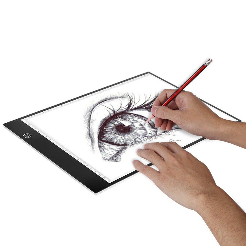 A4 LED Tracing Light Pad,Portable LED Artcraft Tracing Light Board Light Box Brightness Control with USB Power for Kids Artists Animation Sketching Drawing