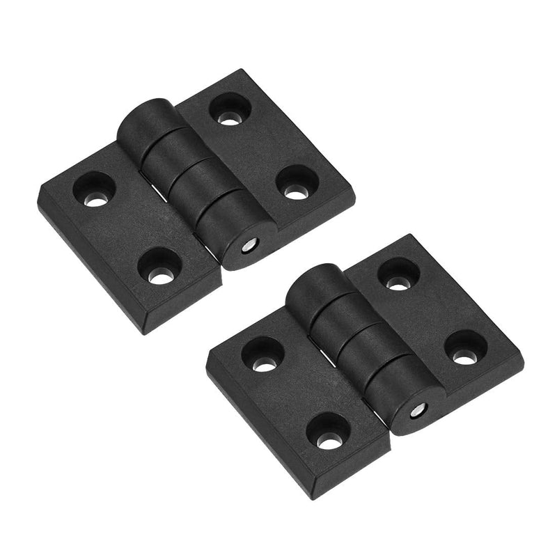 uxcell 2pcs Cabinet Gate Closet Door 70mm Length ABS Nylon Hinge