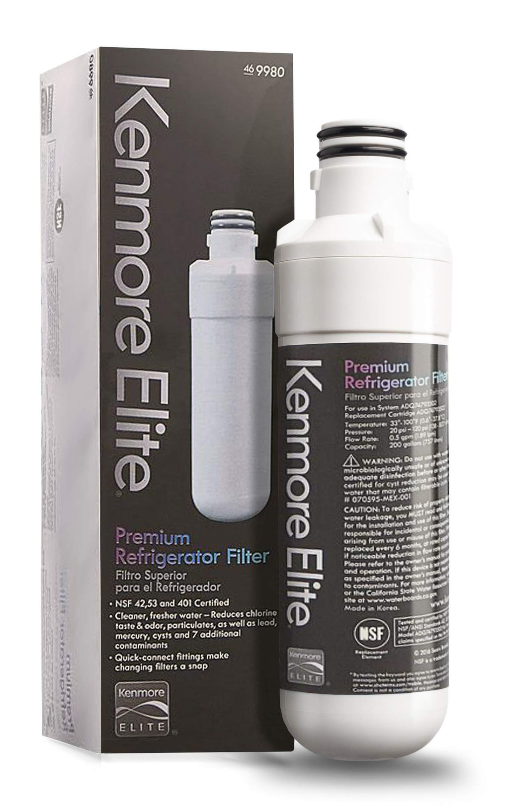 Kenmore 9980-KM 9980 Refrigerator Water Filter, 1 Count (Pack of 1)